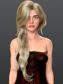 86548 头发 Laya Hair for Genesis 8 and 8.1 Females