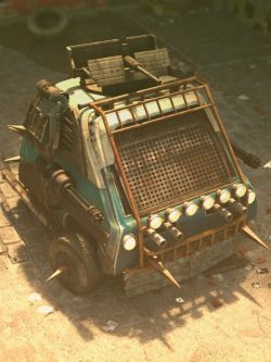 84293 末日轮车Post Apocalyptic 3-Wheeler