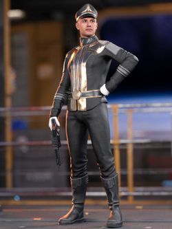 89249 服装 科幻队长 Sci-Fi Captain Outfit for Genesis 9