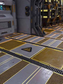 88071 科幻地板 Iray 着色器 Sci-Fi Flooring Iray Shaders