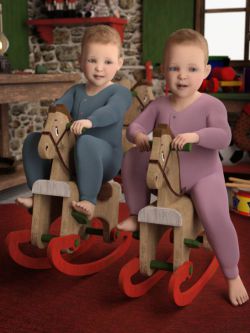 63675 人物 儿童 Toddler Twins For Genesis 8
