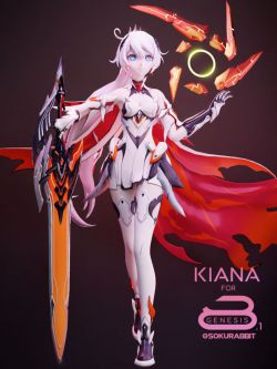 人物 Kiana HoF for Genesis 8 and 8.1 Female