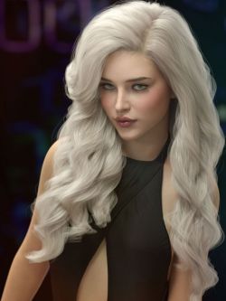 82743 头发 Ursula Hair for Genesis 3, 8, and 8.1 Females