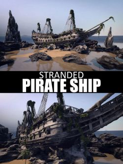 83696 道具 搁浅的海盗船 Stranded Pirate Ship