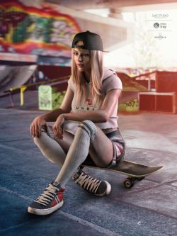 80993 服装 滑板套装  AJC Pro Skate Outfit for Genesis 8 Females