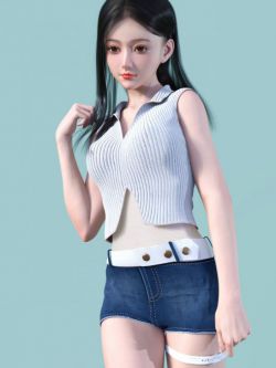 67379 人物 Difa Character and dForce Difa Outfit for Genesis 8 Female(s)