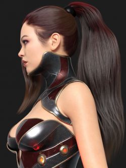 85715 头发 马尾辫 PS Ponytail for Genesis 8 and 8.1 Female