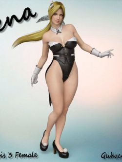 人物 头发 道具 Lena for Genesis 3 Female