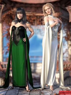 66505 服装 纹理 dForce Fantasy Cape Outfit Textures