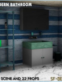101951 场景 现代 浴室 Modern Bathroom