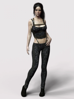 65927 服装  X-Fashion Lara Outfit for Genesis 8 Female(s)