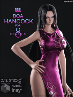 人物服装 Boa Hancock for Genesis 8 and 8.1 Female