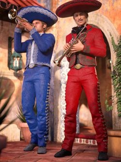 83381 服装 纹理 Mariachi Male Outfit Textures