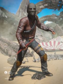 58885 服装 Raider Outfit for Genesis 8 Male(s)