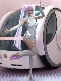 80340 姿态 动漫  Anime II Poses for Genesis 8 Female