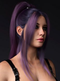 93953 头发 3-in1 Gothic Style Ponytail Hair Color Expansion