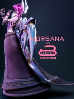 人物 Morgana For Genesis 8 and 8.1 Female