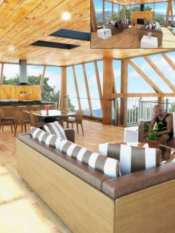 50895 场景 树屋 Tree House Living and Dining Room