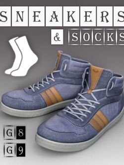 163732 鞋子 Classic Sneakers with Socks for G8M, G8F and G9