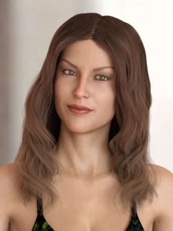 53615 头发 Caitlyn Hair for Genesis 3 and 8 Female(s)