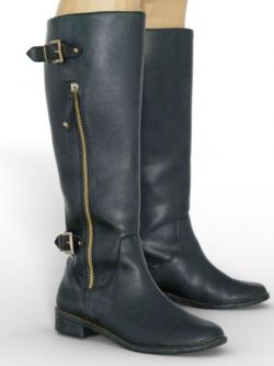 57497 皮靴 Black Leather Boots for Genesis 8 Female