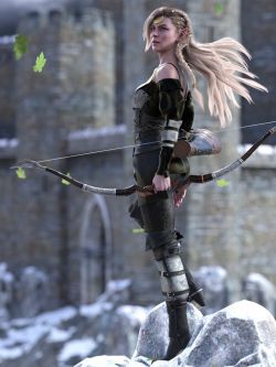 89380 人物 高等精灵弓箭手  High Elven Archer Poses for Joan 9 High Elf