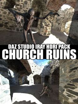 61167 Iray HDRI灯光 Church Ruins - DAZ Studio Iray HDRI Pack