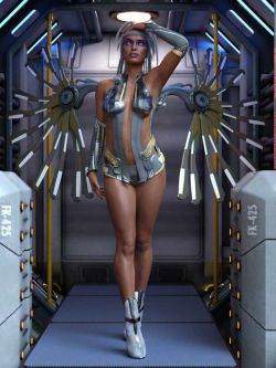 79107 姿态 Cyberpunked Poses For Genesis 8 Female