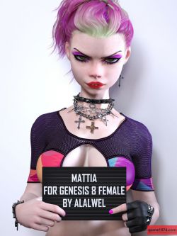 144451 风格化人物  Mattia for Genesis 8 Females by alalwel ()