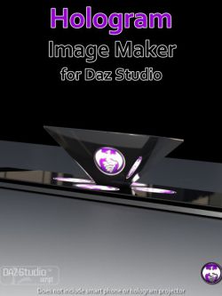 24110 插件 全息图制作工具 Hologram Image Maker for Daz Studio