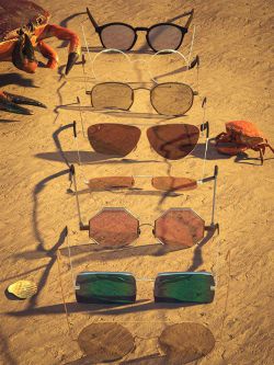 90071 道具 太阳镜套装 BW Beach Sunglasses Set for Genesis 9, 8, and 8.1
