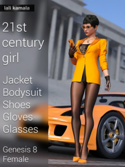70535 服装 职业装 21st Century Girl Outfit for Genesis 8 Female(s)