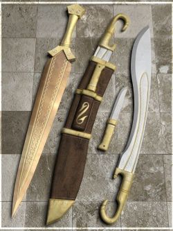 13731 道具 刀具  Ancient Blades by Merlin