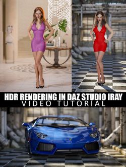 80430 渲染教程 HDR Rendering in DAZ Studio Iray - Video Tutorial
