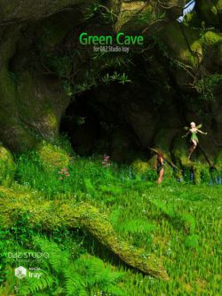 53359 场景 绿色山洞 Green Cave