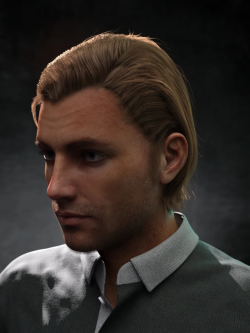 83391 头发 Rialto Hair for Genesis 8 and 8.1 Males