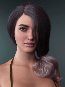 86436 头发纹理 Romantic Side Tail Hair Texture Expansion