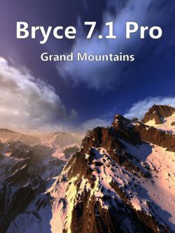 38597 场景 风景 Bryce 7.1 Pro - Grand Mountains