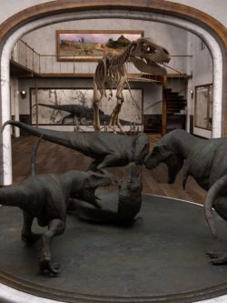 57157 场景 恐龙展览馆 Dinosaur Exhibition Gallery