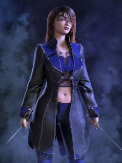 86625 服装 Demetria Outfit for Genesis 8 and 8.1 Females