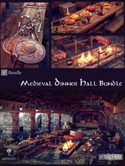 46795 捆绑包 中世纪大厅 Medieval Dinner Hall Bundle