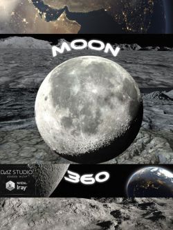 49137 灯光 HDR环境 月亮360 Moon 360