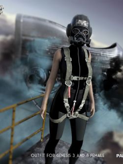 124222 服装 飞行员服装 DieselPunk - Space Racer Pilot G3 G8 F for DS