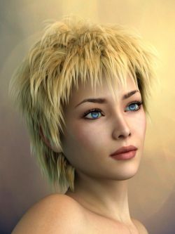 34157 头发 G3通用 Vidra Hair for Genesis 3 Female(s) and Male(s)