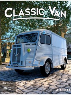54195 道具 汽车 Classic Van and Props