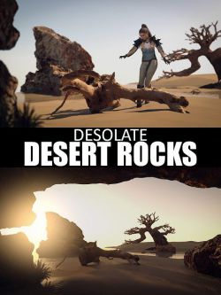 83783 道具 荒凉的沙漠岩石 Desolate Desert Rocks