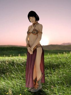 服装 性感 Leia Slave Outfit for Genesis 8.1 Female