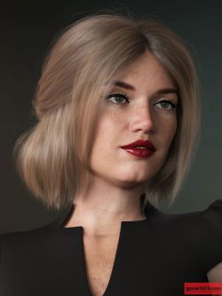 78874 头发 Relaxed Tail Bob for Genesis 3 and 8 Female(s)