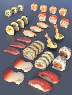 59539 道具 寿司 Sushi Delicious