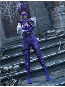 87179 服装 ND Crowbeauty Outfit for Genesis 8.1 Female